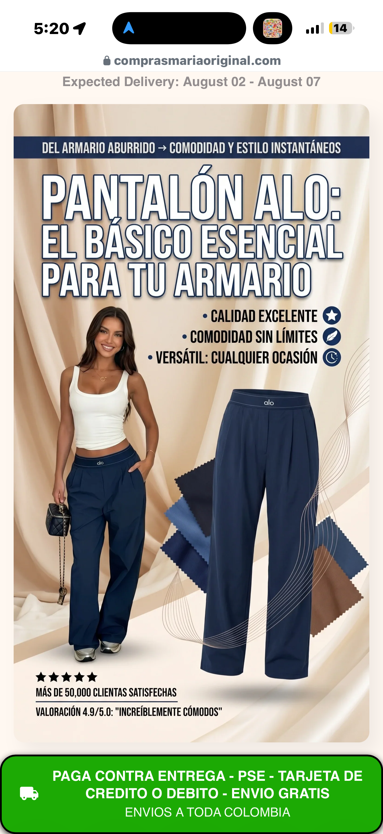 Pantalón Alo