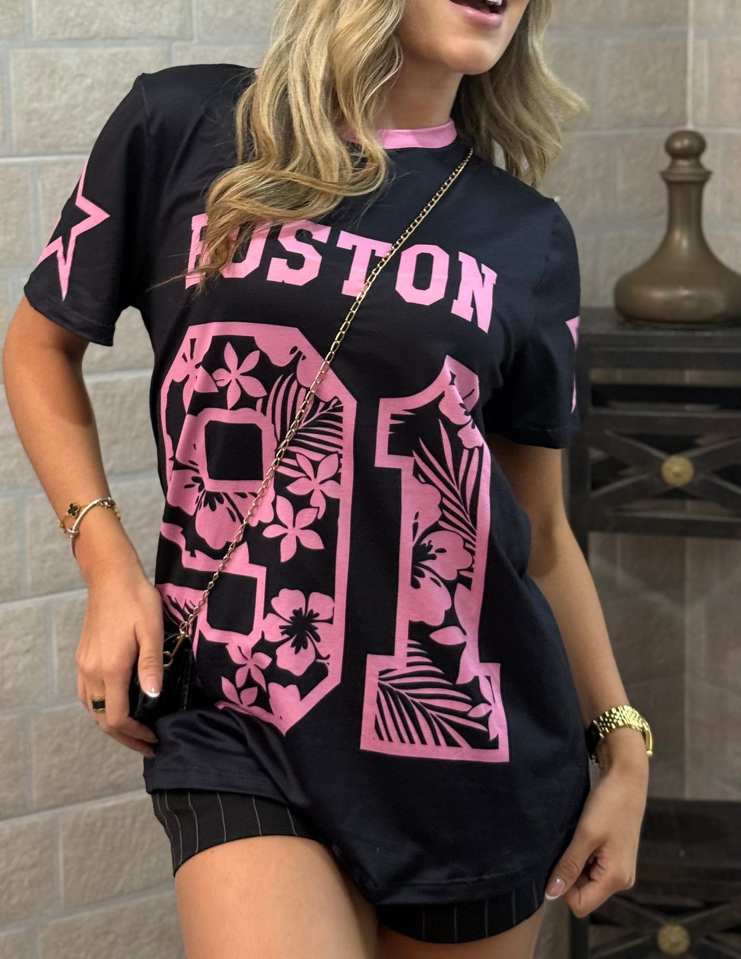 CAMISETA OVERSIZE TIPO AMERICANO
