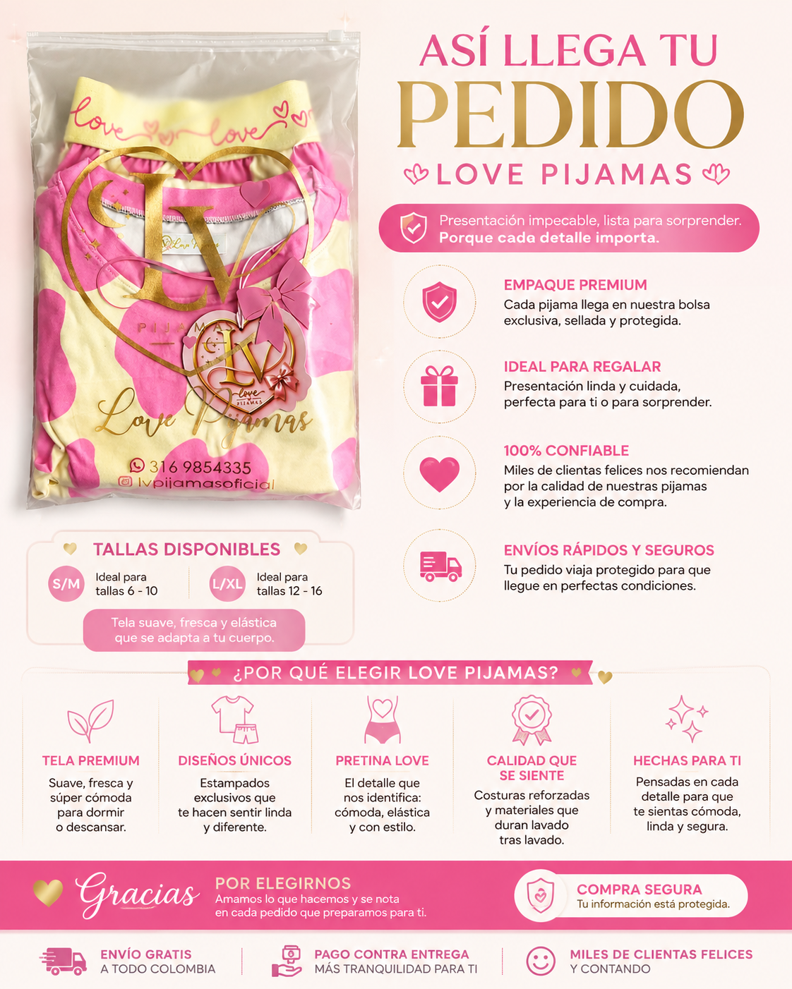 Vestido Pijama Love | Comodidad Que Se Siente