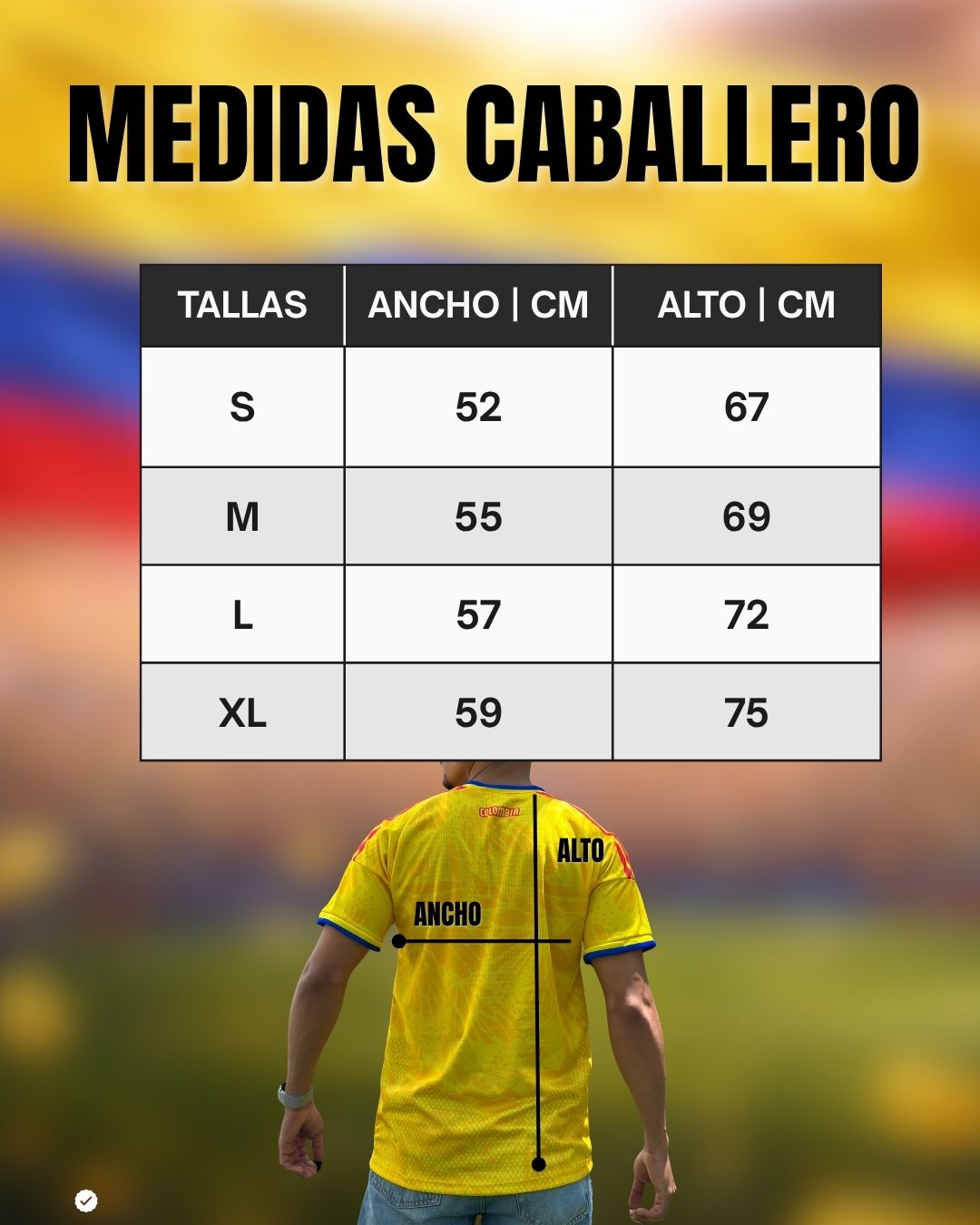 Camiseta Colombia