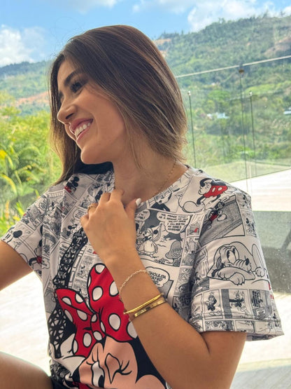 CAMISETA OVERSIZE DE MINNIE MOUSE