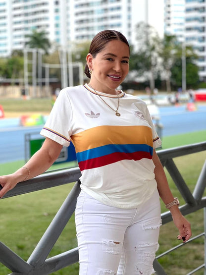 CAMISETA SELECCION COLOMBIA BLANCA